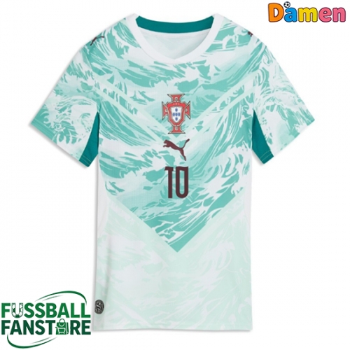 Portugal Bernardo Silva #10 Replik Auswärtstrikot Damen WM 2026 Kurzarm